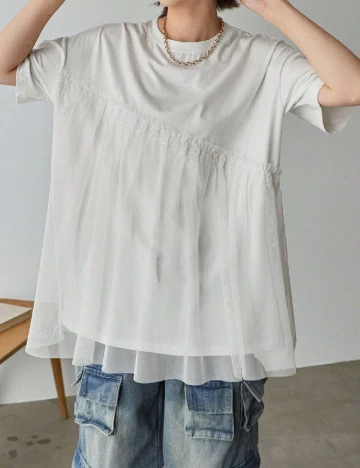 Tricou SHEIN, alb
