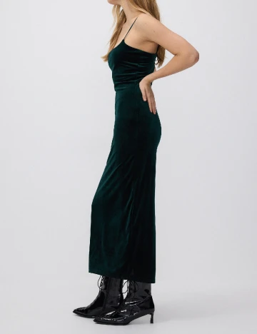 Rochie medie Reserved, verde inchis Verde