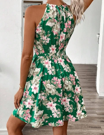 Rochie scurta SHEIN, verde