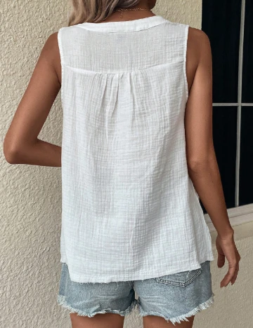 Bluza SHEIN, alb Alb