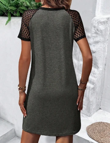 Rochie scurta SHEIN, gri