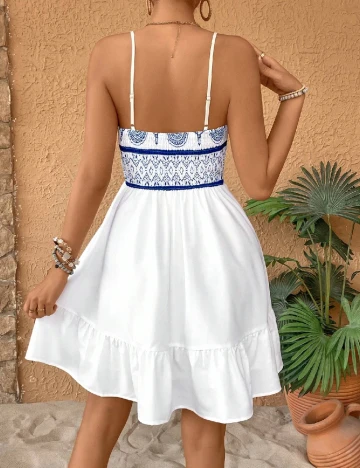 Rochie scurta SHEIN, alb