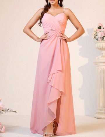 
						Rochie lunga SHEIN, roz
