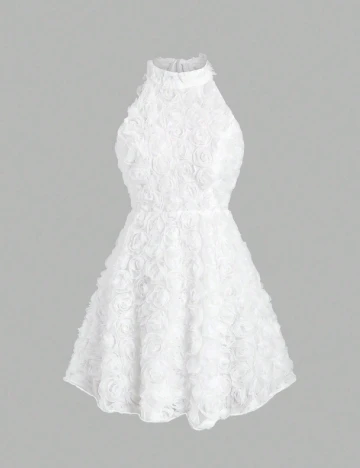 Rochie scurta SHEIN, alb