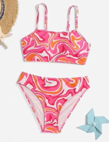 
						Costum de baie SHEIN, mix culori
