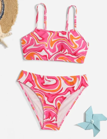Costum de baie Shein Kids, mix culori