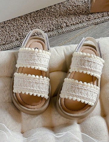 
						Sandale Shein Kids, ecru