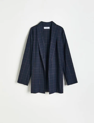 Blazer Reserved, bleumarin inchis
