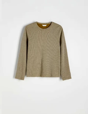 Bluza Reserved, kaki Verde