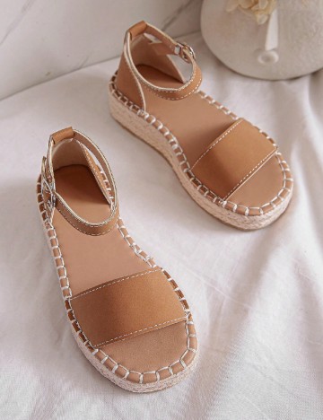 
						Sandale SHEIN, maro