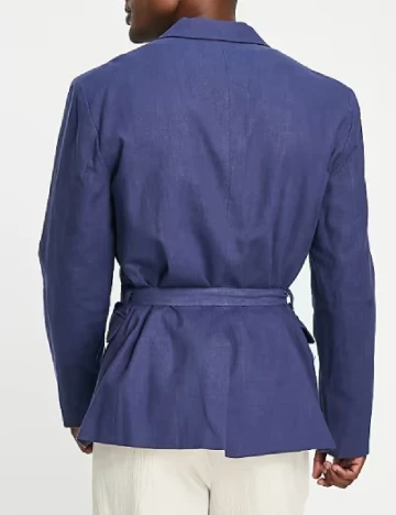 Sacou Bando, bleumarin Albastru