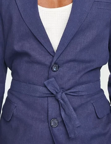 Sacou Bando, bleumarin Albastru