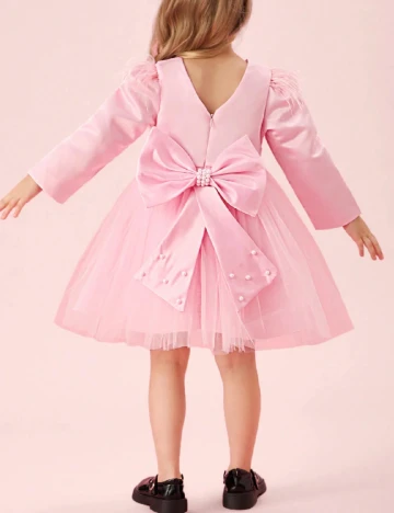 Rochie scurta Shein Kids, roz