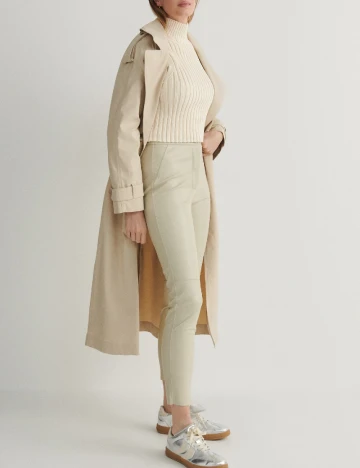 Pantaloni Reserved, bej