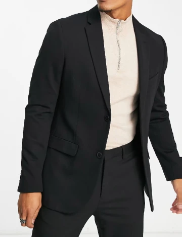 Sacou Topman, negru Negru