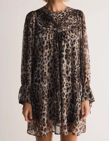Rochie scurta Reserved, animal print