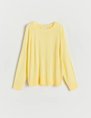 Bluza Reserved, galben Galben