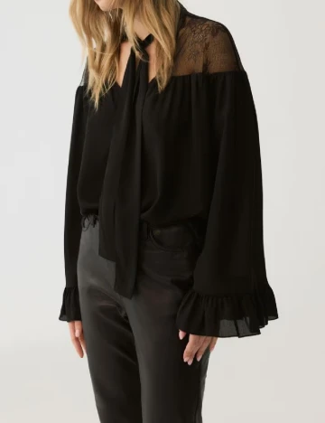 Bluza Reserved, negru Negru