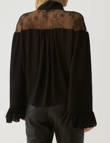 Bluza Reserved, negru Negru