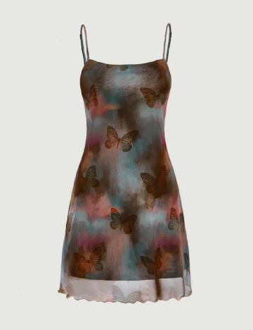 Rochie scurta SHEIN, mix culori