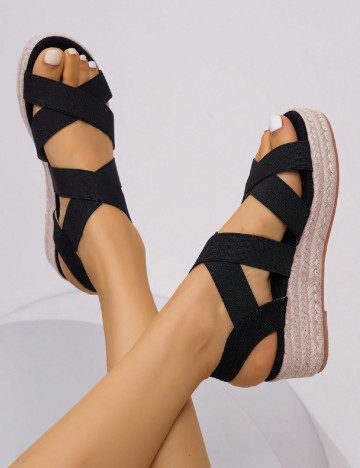 
						Sandale SHEIN, negru