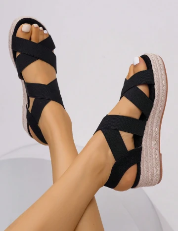Sandale SHEIN, negru