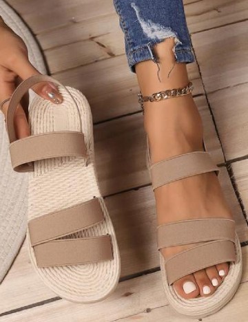 
						Sandale SHEIN, maro