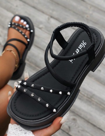 
						Sandale SHEIN, negru