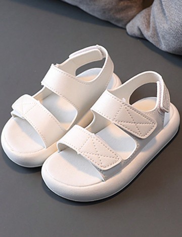 
						Sandale Shein Kids, alb
