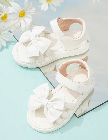 
						Sandale Shein Kids, alb