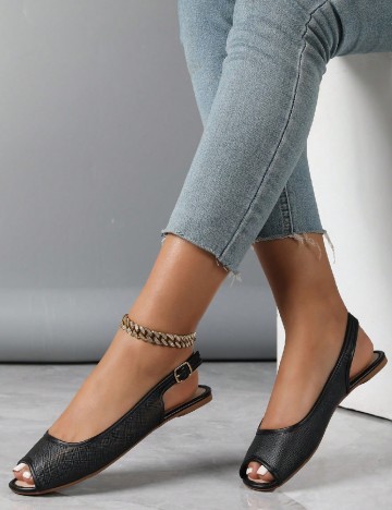 
						Sandale SHEIN, negru