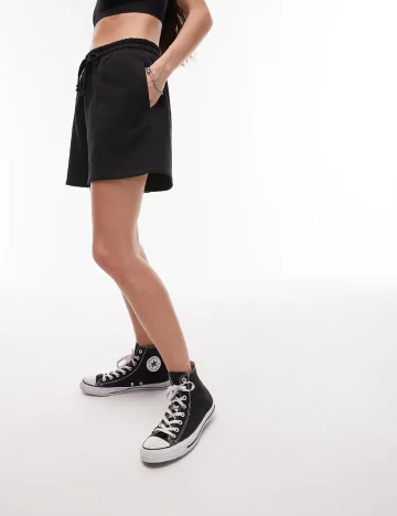 Pantaloni scurti Top Shop, negru