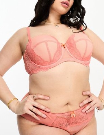
						Sutien Ivory Rose Curve, roz