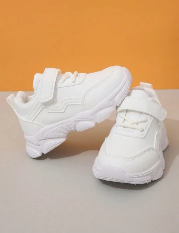 Adidasi Shein Kids, alb
