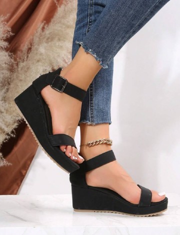 Sandale Romwe, negru