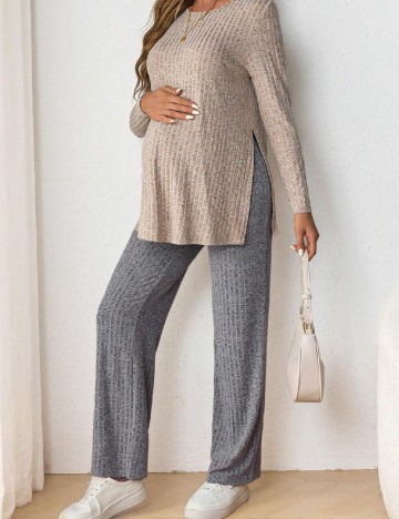 Pantaloni SHEIN Maternity, gri