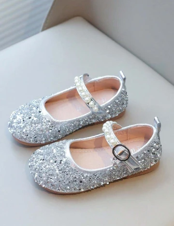 Pantofi Shein Kids, argintiu Gri