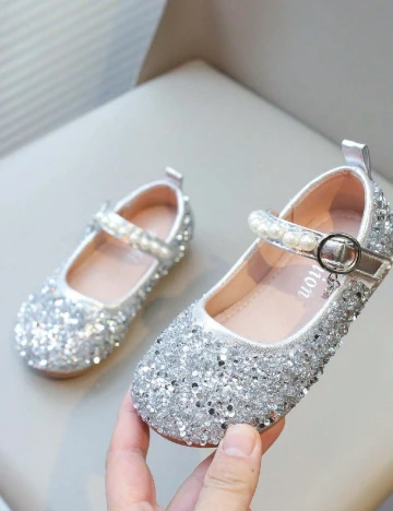 Pantofi Shein Kids, argintiu Gri