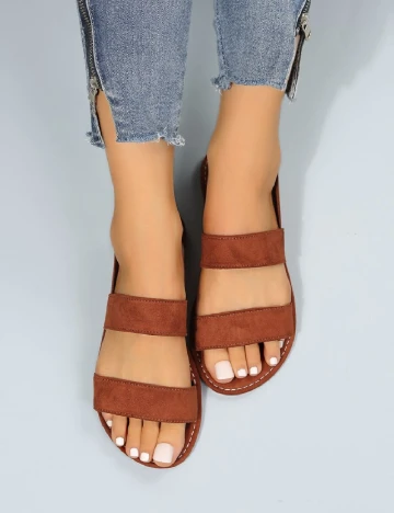 Sandale SHEIN, maro