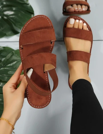 Sandale SHEIN, maro