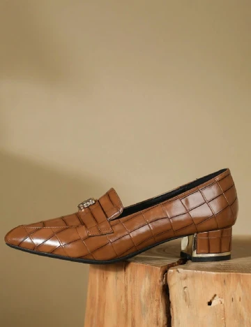 Mocasini SHEIN, maro Maro