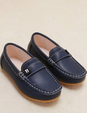 Mocasini Shein Kids, bleumarin Albastru