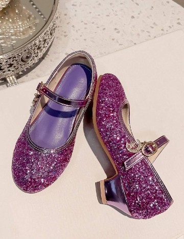 Pantofi Shein Kids, mov