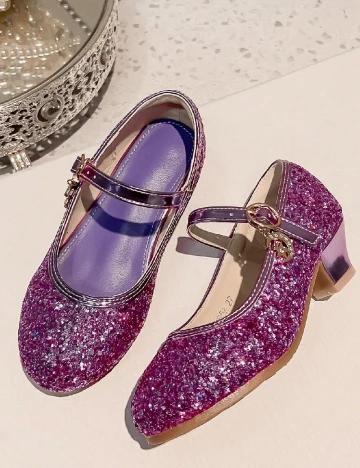 Pantofi Shein Kids, mov Mov