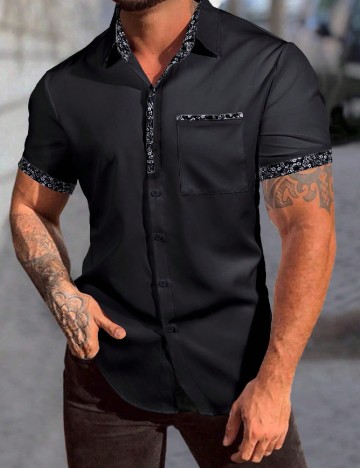 
						Camasa SHEIN, negru