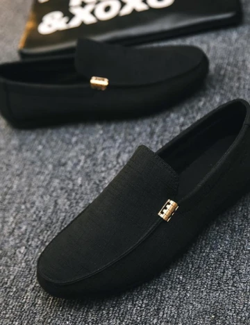 Mocasini SHEIN, negru Negru
