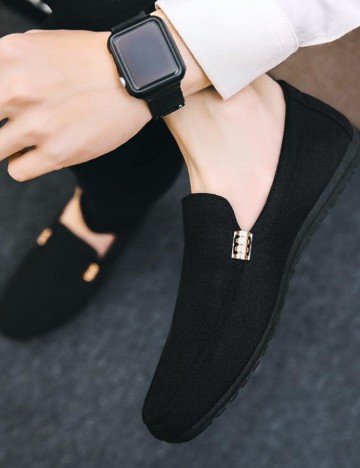 
						Mocasini SHEIN, negru