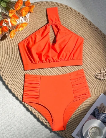 Costum de baie SHEIN, portocaliu Portocaliu