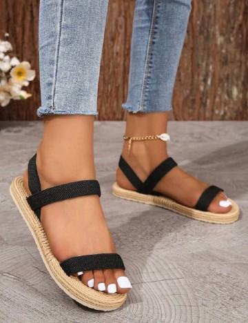 
						Sandale SHEIN, negru