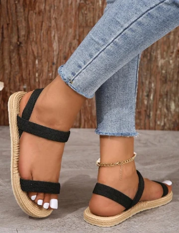 Sandale SHEIN, negru